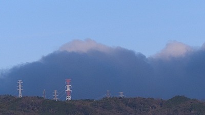 山のような不思議な雲, mysterious cloud