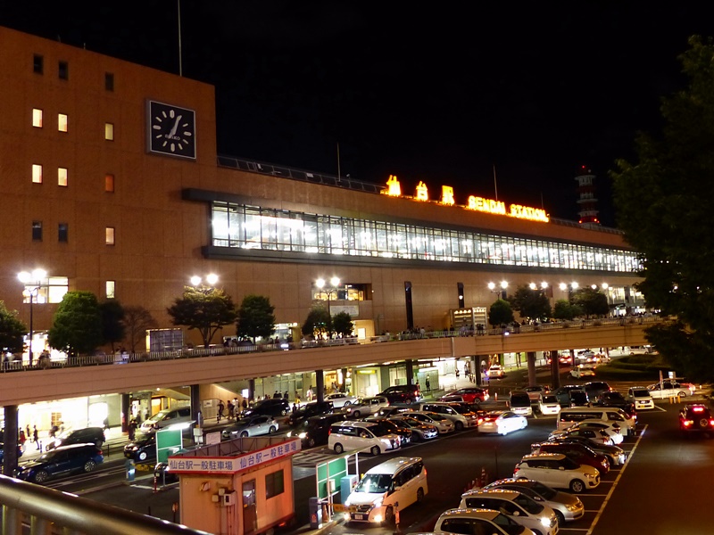 仙台駅, Sendai station in Miyagi pref.