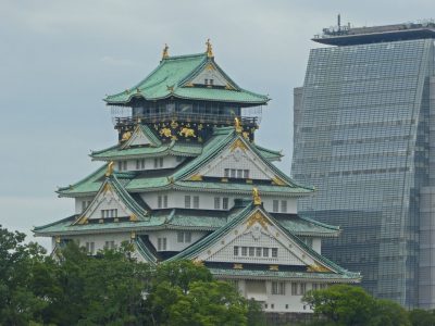 大阪城, osaka castle in japan Osaka pref.