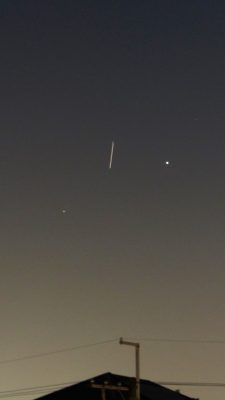 国際宇宙ステーションと木星と土星,ISS, Jupiter and Saturn