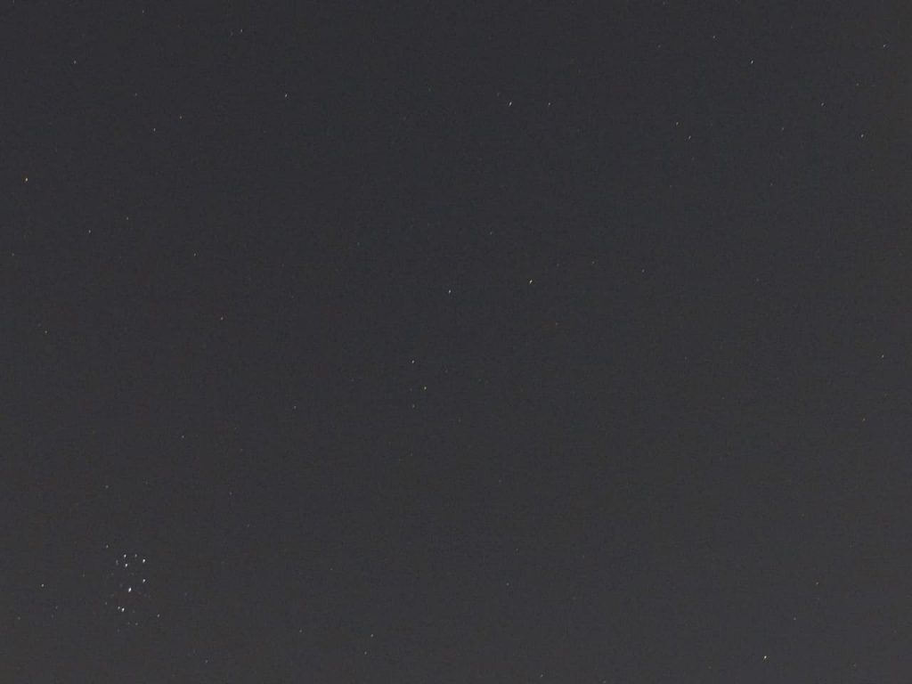 プレアデス星団と天王星,pleiades,uranus