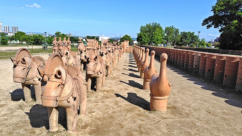 埴輪祭祀場 今城塚古墳, Imashirozuka Burial Mound in Takatsuki city