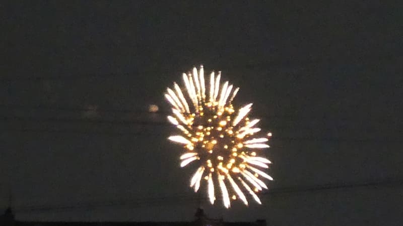 遠くに見えた花火, fireworks