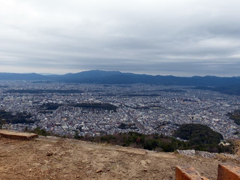 大文字山から見た京都の街並み, a view from Mt. Daimonji