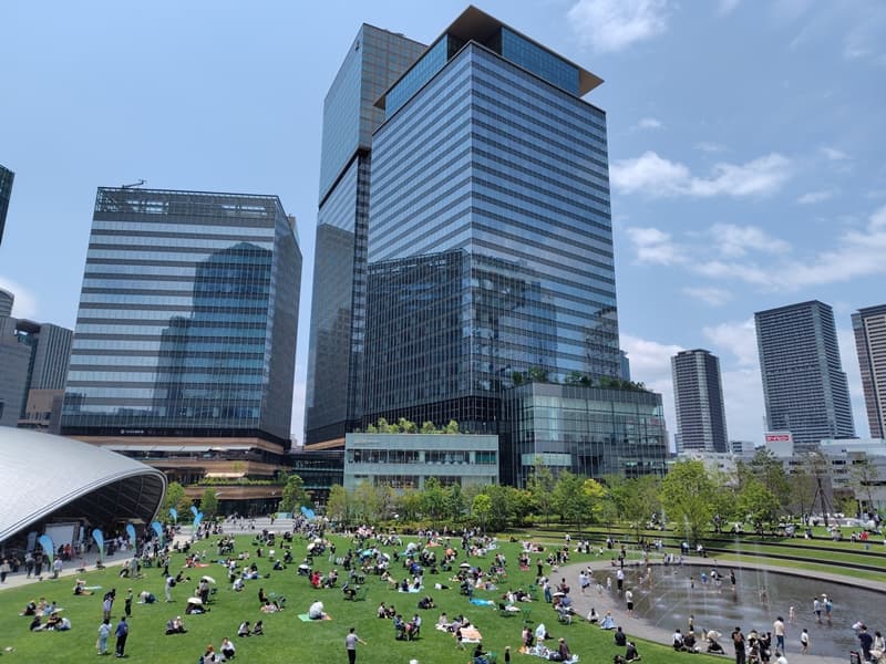 うめきたぱーく, Umekita park in Osaka Pref.