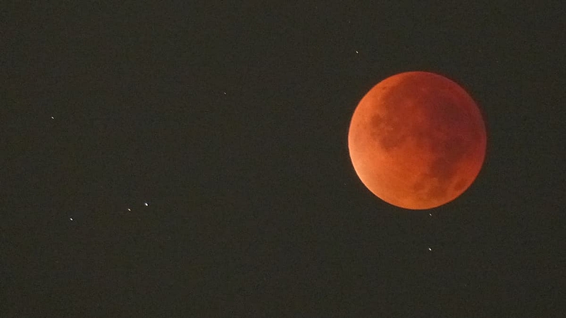 皆既月食2025年9月8日, the total lunar eclipse