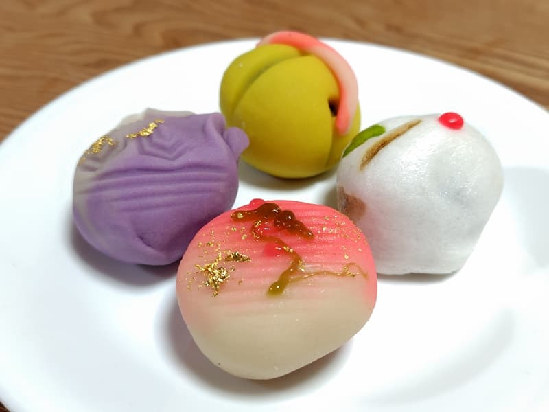 松玉菓舗の上生菓子, syougyokukaho