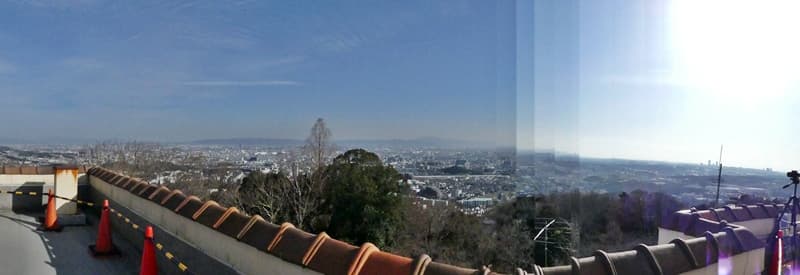 阿武山観測所から見える景色, a View from Abuyama Observatory