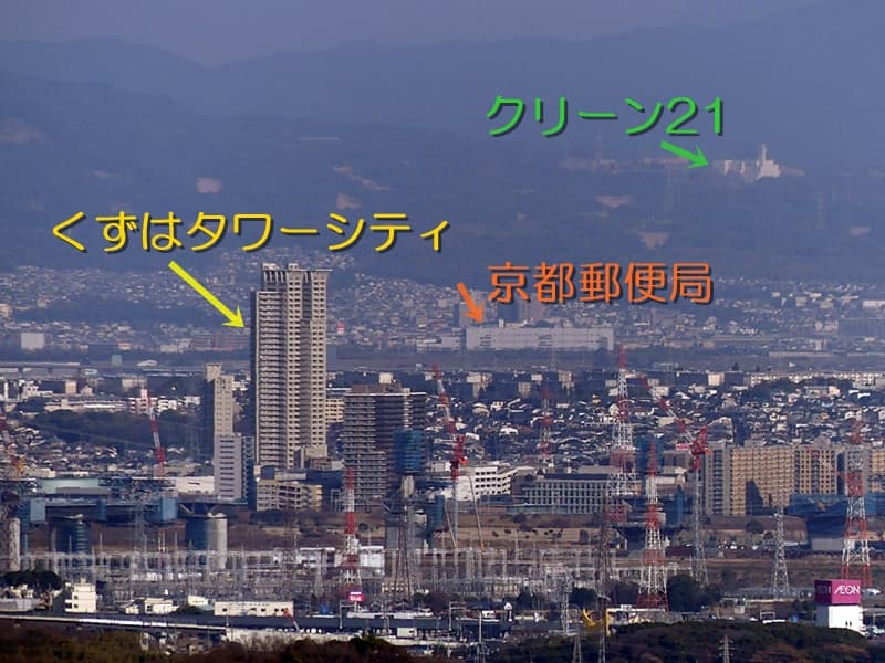 阿武山観測所から東を見る, a view from Abuyama Observatory, looking east